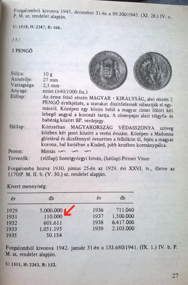 Magyarország fém- és papírpénzei (A pengő pénzrendszer 1926-1946)