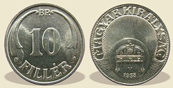 1935-ös 10 filléres - (1935 10 fillér)