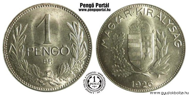 1926-os 1 pengs - (1926 1 peng)