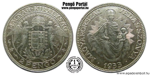 1933-as 2 pengs - (1933 2 peng)
