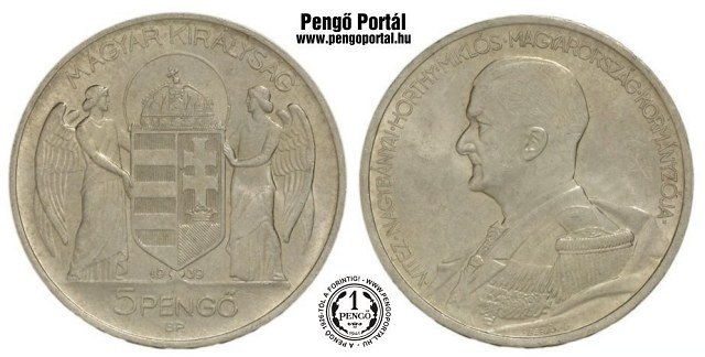 1939-es 5 pengs - (1939 5 peng)