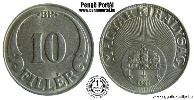 1927-es 10 fillres - (1927 10 fillr)