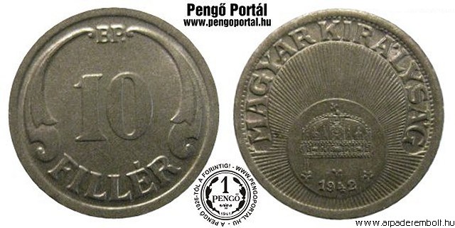 1942-es 10 fillres - (1942 10 fillr)