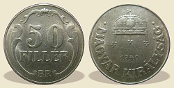 1940-es 50 fillres - (1940 50 fillr)
