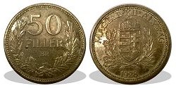 1928-as 50 fillres prbaveret tervezet