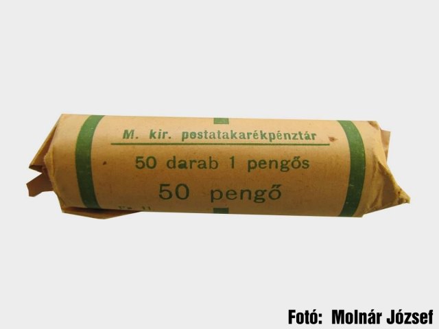 1941-es alumnium 1 pengs rolni