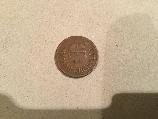 1926-1940 kztti idszak bronz 2 fillres rolnija
