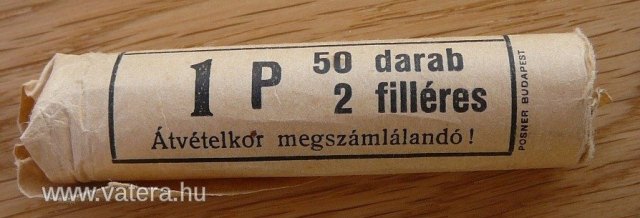 1943-1944 kztti idszak cink 2 fillres rolnija
